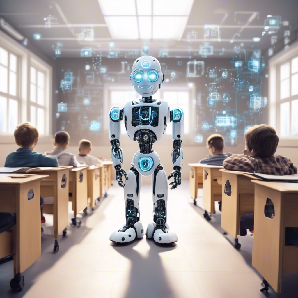 KI im Unterricht nun salonfähig (KI-generiert mit chatGPT 3.2)